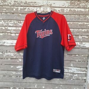 Majestic Minnesota Twins Shirt Size Large